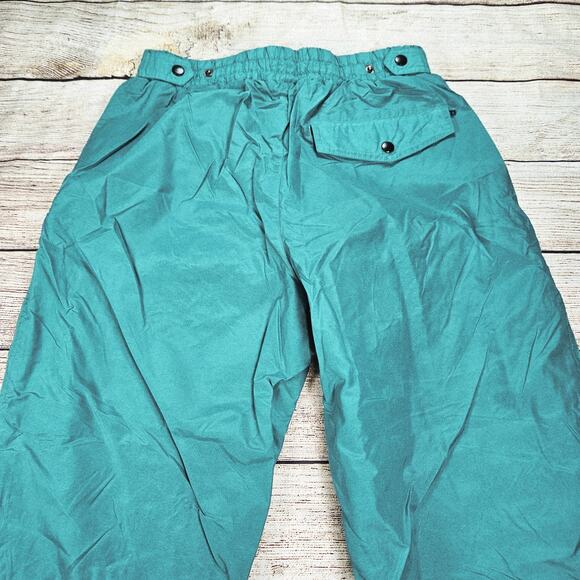 Vintage Profile Ski Pants Mens Size Medium Turquoise Lightweight - Picture 6 of 10